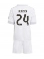 Billige Real Madrid Dean Huijsen #24 Hjemmedraktsett Barn 2025-26 Kortermet (+ Korte bukser)